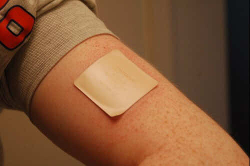 transdermal patch HRT menopause